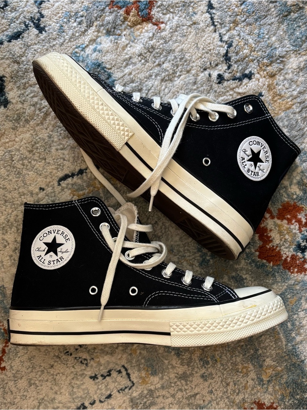 Chuck 70s Converse High Top Sneakers in Black and White